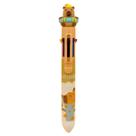 Caneta Multicolorida Fofa Capybara Com 8 Cores Modelo:Boia