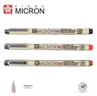 Caneta Nanquim Pigma Micron Sakura 005 Kit C/ 3 Cores Caneta Nanquim Pigma Micron Sakura 005 Kit C/ 3 Cores
