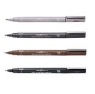 Caneta Nanquim Uni Pin Uni-ball Brush Kit C/ 4 Cores Caneta Nanquim Uni Pin Uni-ball Brush Kit C/ 4 Cores