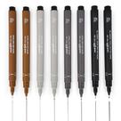 Caneta Nanquim Uni Pin Uni-ball Kit C/ 8 Canetas Novas Cores
