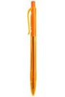 caneta newpen sensations 0,7 gel líquida laranja