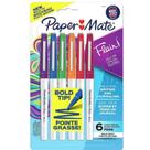 Caneta Paper Mate Flair Bold Blister Com 6 Cores