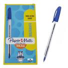 CANETA PAPERMATE INKJOY KM 100 1.0 MEDIA AZUL CX C/12 un