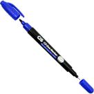Caneta para CD 1.0MM CIS Duo Marker 2PONTAS Azul CX.C/12 Caneta para CD 1.0MM CIS Duo Marker 2PONTAS Azul CX.C/12