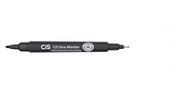Caneta Para Cd 1.0Mm Cis Duo Marker 2Pontas Preto Caneta Para Cd 1.0Mm Cis Duo Marker 2Pontas Preto