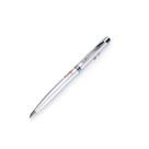 Caneta Para Slides Laser Vermelho Lanterna Led Metal Prata Com Estojo Luxo Presente Executivo