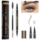 Caneta para Sobrancelhas Soleira Waterproof com 4 pontas Microblading Ash Brown Caneta para Sobrancelhas Soleira Waterproof com 4 pontas Microblading Ash Brown