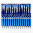 Caneta Pentel Energel Deluxe RTX em gel líquido de 0,5 mm azul, pacote 15