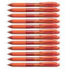 Caneta Pentel Energel-X Gel Líquido Retrátil 0,7 mm Laranja