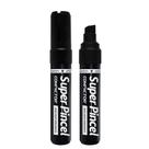 Caneta Permanente Compactor Super Ponta Chanfrada Preto 002326004