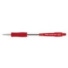 Caneta Pilot 0.7 super grip vermelho retrátil