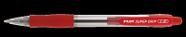 Caneta Pilot 1.0 super grip vermelho retrátil