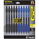 Caneta PILOT G2 Fine Point 0,7 mm recarregável e retrátil x10