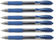 Caneta Pilot Gel G-2 - 0.7 Azul x 6 unidades