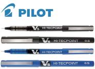 Caneta Pilot Hi Tecpoint V5 azul e Preta - Kit C/4