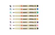 Caneta Pincel Brush Pen Pigma Sakura Kit C/ 8 Cores