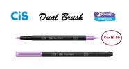 Caneta Pincel Cis Dual Brush Pen Aquarelável 59 Lilas