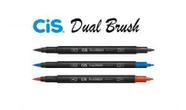 Caneta Pincel Dual Brush Pen Aquarelável Cis C/3 Cores!!!!