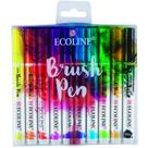 Caneta Pincel Ecoline Brush Pen com 10 Cores Talens 11509002