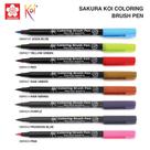 Caneta Pincel Koi Coloring Brush Sakura 8 Cores D Caneta Pincel Koi Coloring Brush Sakura 8 Cores D