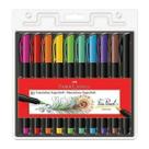 Caneta Pincel Supersoft com 10 Cores Faber-Castell