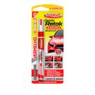 Caneta Pintura Retok Tira Riscos Retoque Permanente - Vermelho