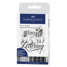 Caneta Pitt Artist Faber Castell Hand Lettering Starter 9 Peças