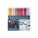 Caneta Ponta de Pincel Brush Koi Sakura 24 Cores