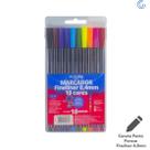 Caneta Ponta Porosa 0,4mm Fineliner c/10 Cores - Futuro