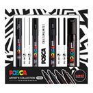 Caneta Posca Artists Collection NIBS Preto - estojo com 4 unidades - Uni-Ball Caneta Posca Artists Collection NIBS Preto - estojo com 4 unidades - Uni-Ball