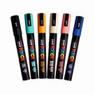 Caneta Posca PC-5M Kit C/ 6 Cores A Sua Escolha - Uniball
