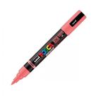 Caneta Posca PC-5MBR Brush - Rosa Coral - uni-ball Caneta Posca PC-5MBR Brush - Rosa Coral - uni-ball