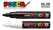 Caneta Posca Pc 7m - Kit De 2 - Preta E Branco