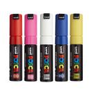 Caneta Posca Pc-8k Chanfrada - Kit 2 c/ 5 cores