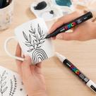 Caneta Posca PC3M Uniball Marcador Ponta Fina 0.9-1.3mm Tinta Base Água Arte Desenho Caneta Posca PC3M Uniball Marcador Ponta Fina 0.9-1.3mm Tinta Base Água Arte Desenho