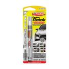 Caneta retok automotivo luxcar - prata metalico