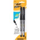 Caneta rolante BIC Roller Glide Deco Fine Point com tinta preta (2) Caneta rolante BIC Roller Glide Deco Fine Point com tinta preta (2)