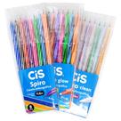Caneta Spiro CiS Colorida Glow Clean - 24 Cores Caneta Spiro CiS Colorida Glow Clean - 24 Cores