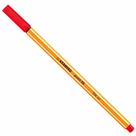 Caneta Stabilo 0.4 point 88/40 vermelho