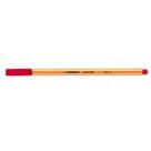 Caneta Stabilo Point 88 - Vermelho - Sertic