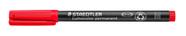 Caneta STAEDTLER 317-2 Lumocolor Universal Permanente Vermelha x10