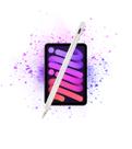 Caneta Stylus Pencil compatível com iPad Mini 6ª Geração A2567, A2568