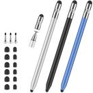 Caneta Stylus STYLUSLINK 3 em 1 com Disco de Borracha Universal