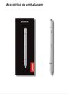 Caneta Stylus Universal Lenovo Thinkplus BP28 Para Tablets Android E iOS, Compatível Com iPad,