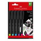Caneta Supersoft Pen 1.0mm BPSSES5ZF 5 Cores - Faber Castell