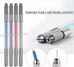 Caneta Tebore Cristal Para Micropigmentação Ponta Dupla Sobrancelha Profissional