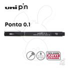 Caneta Técnica UNI-BALL UniPin Preta - Fine Line Nanquim Uniball
