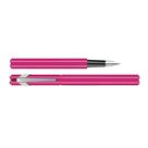 Caneta-tinteiro Caran D'ache 849 Metal Roxa Fluorescente Caneta-tinteiro Caran D'ache 849 Metal Roxa Fluorescente