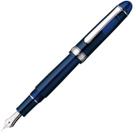 Caneta Tinteiro Century 3776 Chartre Blue Pena Ouro 14K Fina