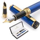 Caneta-tinteiro Dryden Designs de ponta média e fina com conjunto de tinta